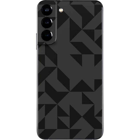 Black Geometric Galaxy S22 Plus Skin